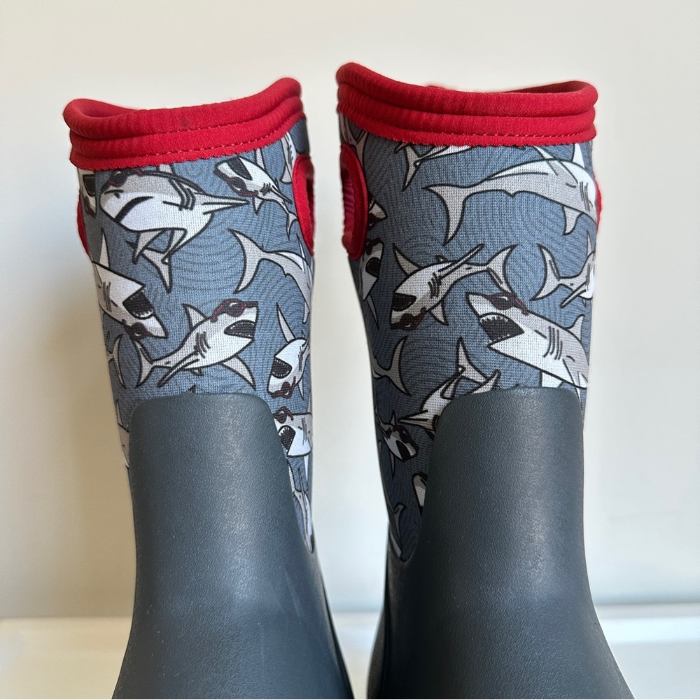 Bogs Winter Snow Boots K Durham Grasp Waterproof Insulated Shark Youth Size 3 - Picture 8 of 17